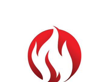 Fire Flame Logo design vector template preview picture