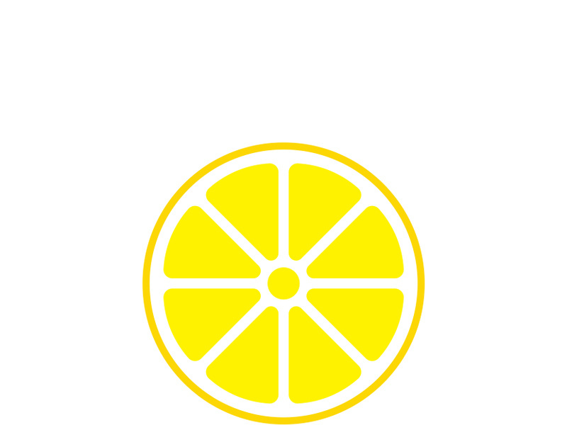 Fresh lemon fruit vector illustration icon