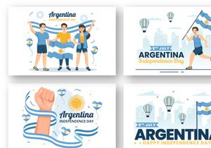15 Happy Argentina Independence Day Illustration