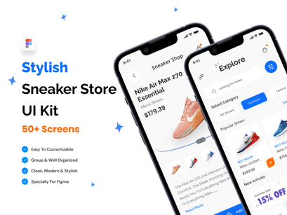 Sneaker Store App UI Kit