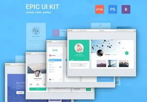 Epic UI Kit + Bootstrap Theme