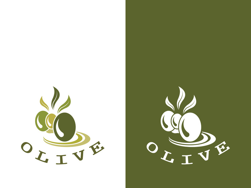olive icon vector illustration design template