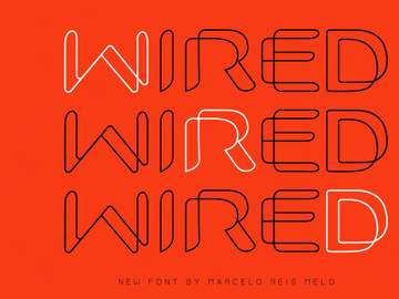 FREE FONT WIRED preview picture