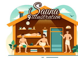 9 Sauna and Steam Room Illustration preview picture