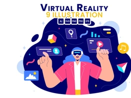 9 Virtual Reality Technology Illustration preview picture