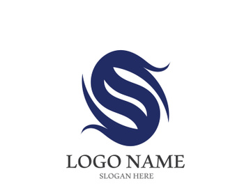 S letter creative icon logo design elegant vector illustration preview picture