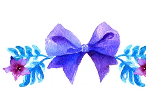 Blue Roses Floral Watercolor Set