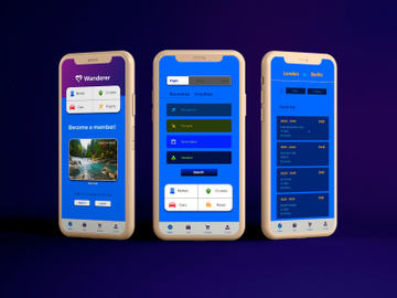 Wandere-Mobile-App-UI preview picture