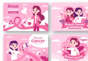 15 Breast Cancer Awareness Month Illustration