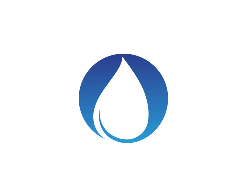Water drop Logo Template vector
