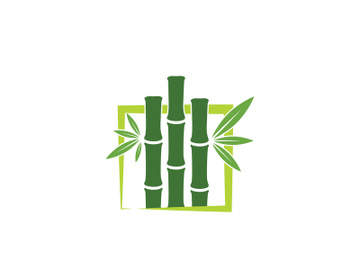 Bamboo vector icon illustration preview picture