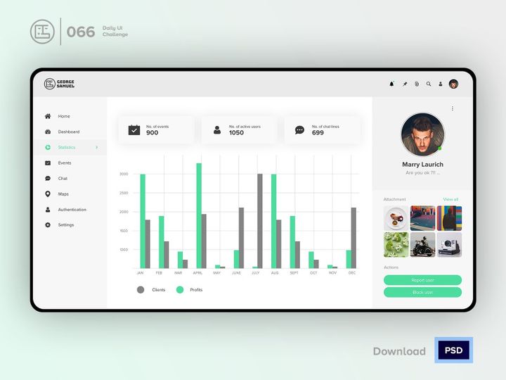 Statistics | Daily UI challenge - 066/100