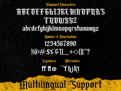 Wilson Wells - Blackletter Decorative Font