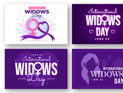 14 International Widows Day Illustration