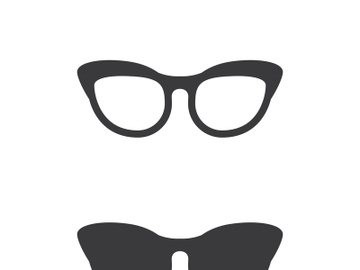 Glasses symbol vector icon preview picture