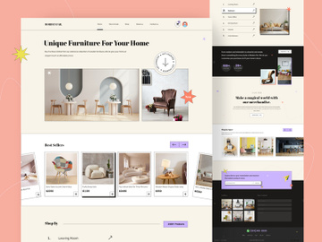 Modern Furniture Store - Web Page Design preview picture