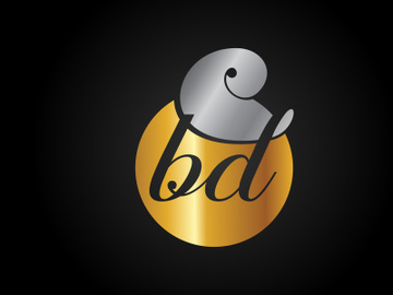 Initial Letter B D Logo Design Vector. Graphic Alphabet Symbol For Corporate Business Identity preview picture