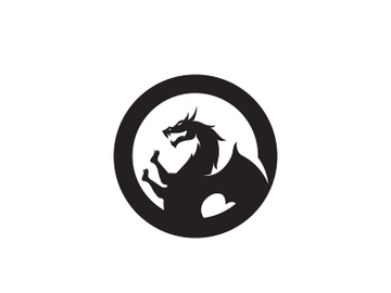 Dragon icon vector illustration design preview picture