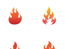 Fireball logo design with modern concept
