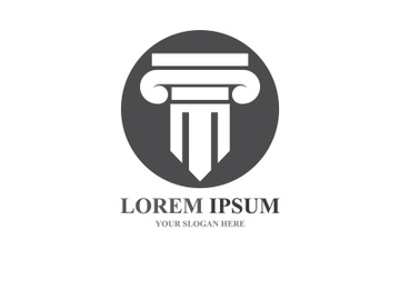 column Logo and symbol Template preview picture