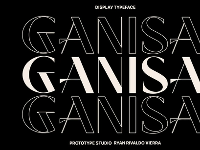 Ganisa Display Font