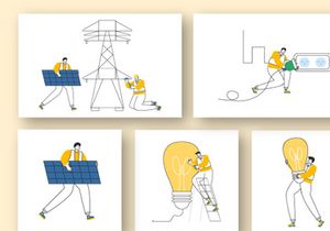 25 Lighting and Electricity Energy Illustration
