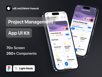 Proma - Project Management App UI Kit preview picture