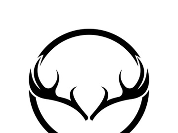 Deer logo template vector icon illustration design preview picture