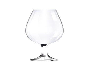 Empty wide glassware for whiskey realistic vector illustration preview picture