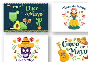 20 Cinco de Mayo Mexican Holiday Illustration