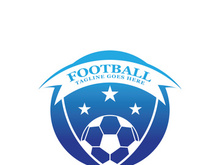 Football logo icon design and symbol soccer club vector