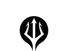 Trident Logo Template vector icon illustration design