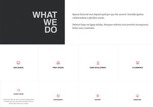 Creative Single Page Template