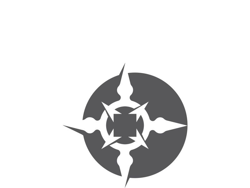 Compass logo template vector icon illustration design