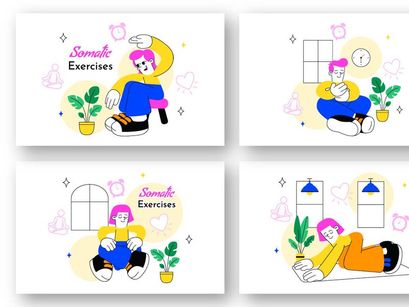 10 Somatic Exercises Illustration