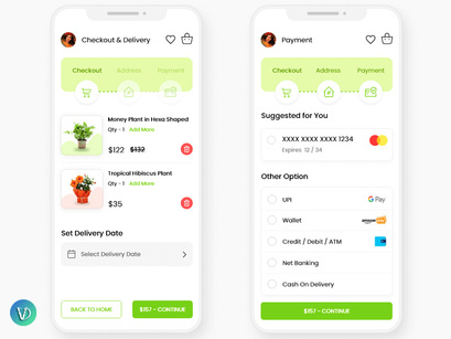 Buy Plants Online Shop Mobile App UI Kit