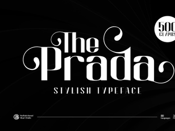 The Prada – Modern Stylish Sans Serif Font preview picture