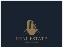 simple real estate logo design,building,skyscraper,property business,apartment,architecture vector