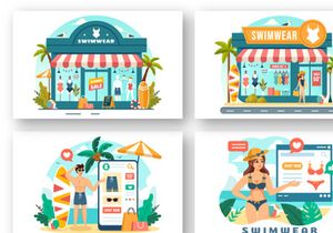 10 Swimwear Illustration