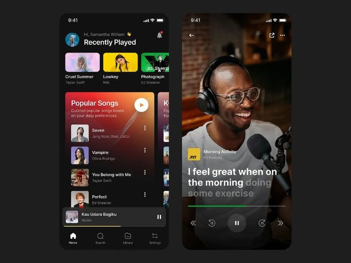 Dtuber v1.0 - YouTube and Spotify-style Flutter app