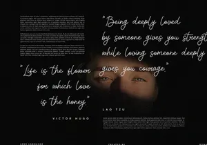 Love Language - Handwritten Font