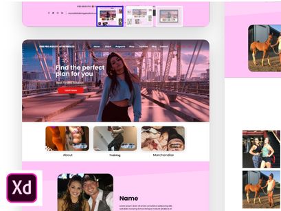 Girl Fitness Template