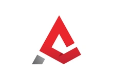 A Letter logo template vector icon design