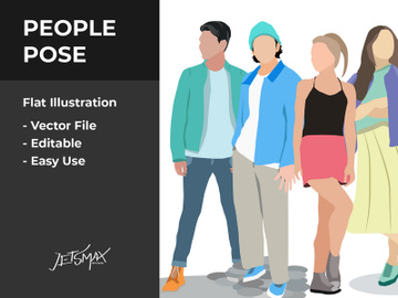 People Poses Vector Bundle preview picture