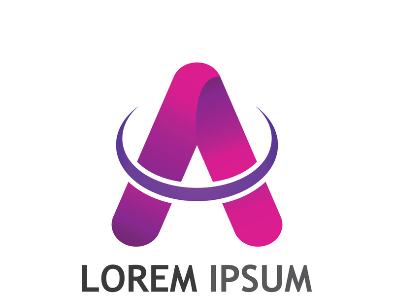 modern and creative initial letter A logo.