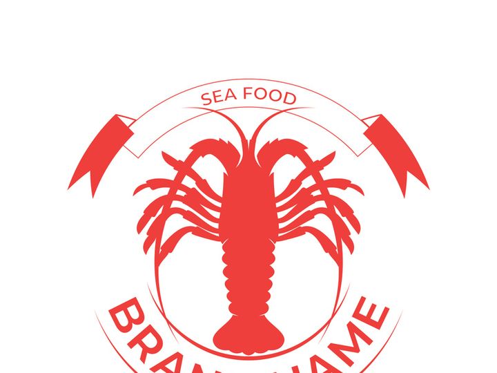 Vintage lobster logo