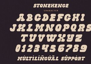 Stonehenge - Display Font