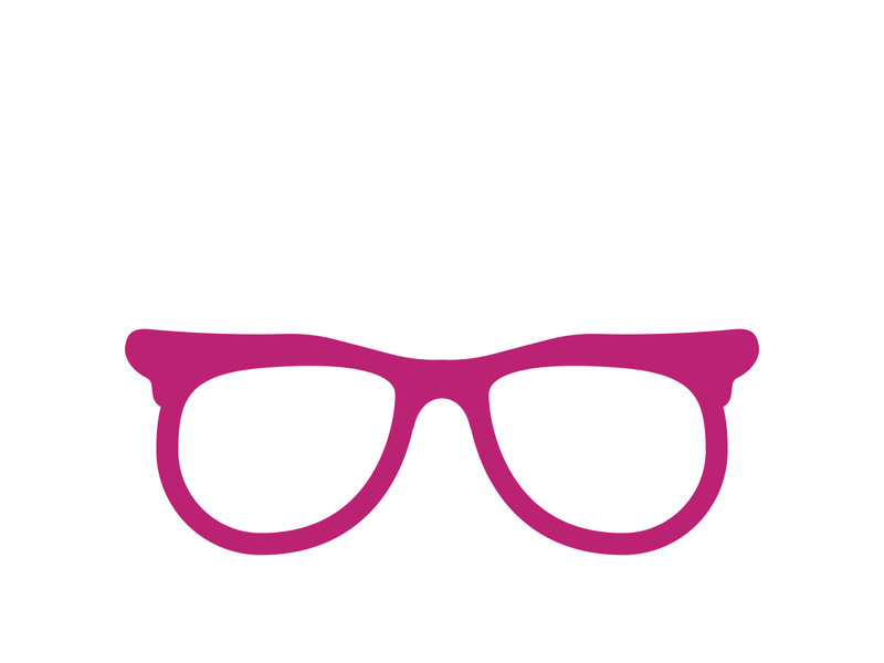 Glasses symbol vector icon