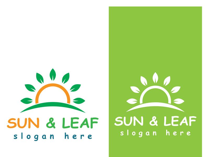 Sun logo design with a modern concept.
