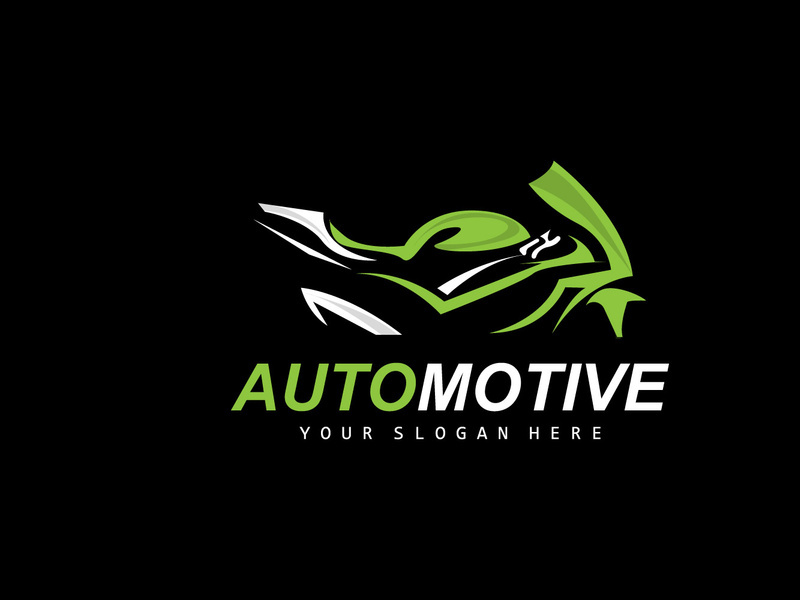 Motorcycle Logo, MotoSport Vehicle Vector, Design For, Automotive